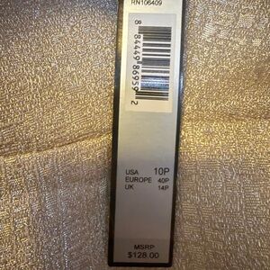 T Tahari Gold Midi Dress